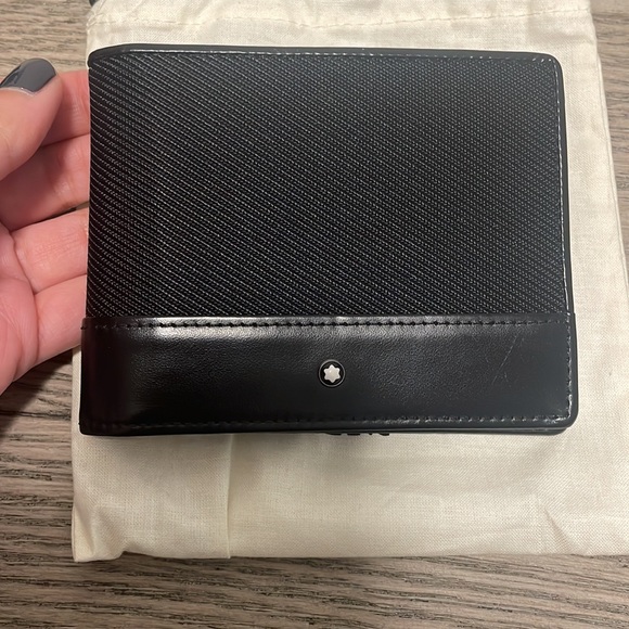 Montblanc Nightflight Wallet 4cc with Moneyclip - Picture 4 of 8